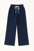 Navy Blue Baggy Style Denim Jeans for women